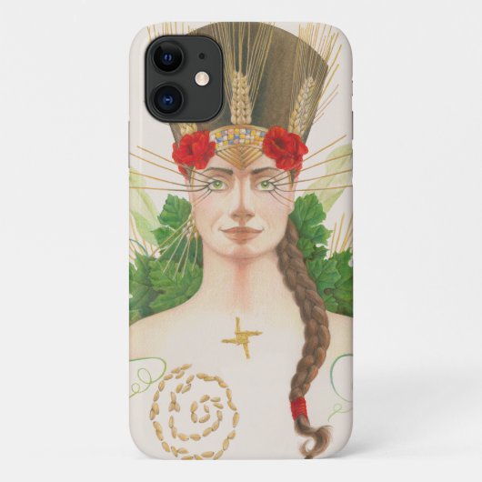 Lughnasadh-Göttinnen-Porträt Case-Mate iPhone Hülle (Rückseite)