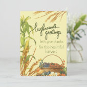 Lughnasadh Grüße Karte (Stehend Vorderseite)