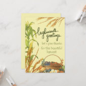 Lughnasadh Grüße Karte (Vorderseite/Rückseite Beispiel)