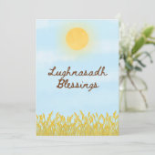 Lughnasadh Grußkarte Feiertagskarte (Stehend Vorderseite)