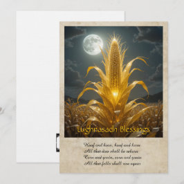 Lughnasadh-Lammas-Grußkarte Dankeskarte