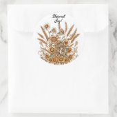 Lughnasadh Party Collection - Vintag Nordica Runder Aufkleber (Tasche)