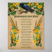 LUGHNASADS INVOCATION PRAYER POSTER (Vorne)