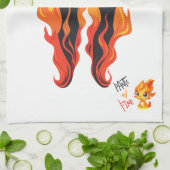 Lügner, Lügner, Pant's on Fire Geschirrtuch (Gefaltet)