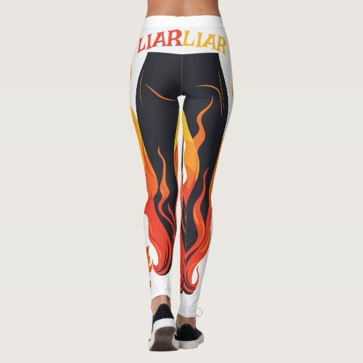 Lügner, Lügner, Pant's on Fire Leggings (Rückseite)
