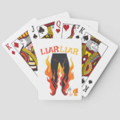 Lügner, Lügner, Pant's on Fire Spielkarten (Rückseite)