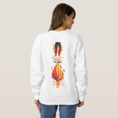 Lügner, Lügner, Pant's on Fire Sweatshirt (Schwarz voll)