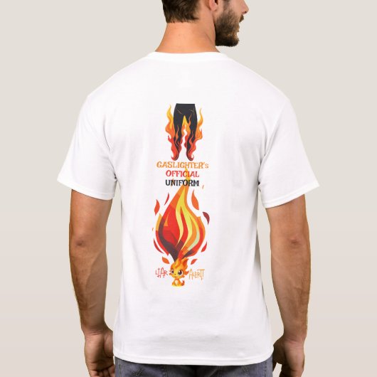 Lügner, Lügner, Pant's on Fire T-Shirt (Rückseite)