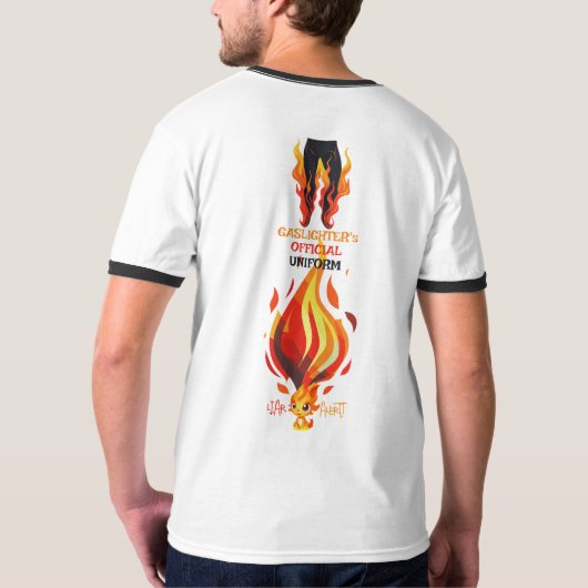 Lügner, Lügner, Pant's on Fire T-Shirt (Schwarz voll)