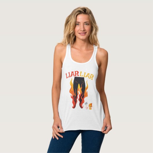Lügner, Lügner, Pant's on Fire Tank Top (Vorderseite Vollansicht)