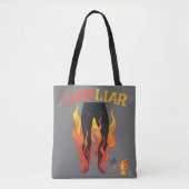Lügner, Lügner, Pant's on Fire Tasche (Vorderseite)
