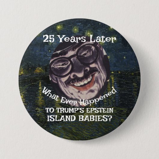 Lügner Trump Epstein Insel Dateien Babys Republika Button (Vorderseite)