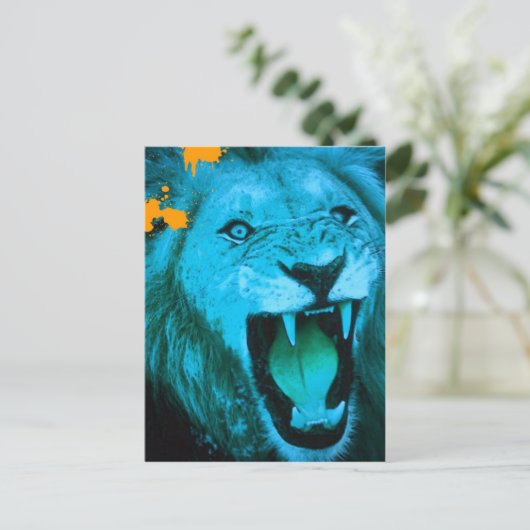 Lügnerin Postkarte (Stehend Vorderseite)