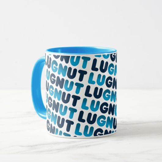 Lugnut Donut Winter Tasse (Vorderseite Links)