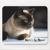 Lui am Fenster, wo ist die Maus? Mousepad (Vorne)