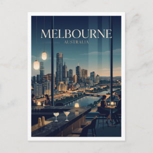 Lui Bar im Rialto Melbourne Australien Souvenir Postkarte