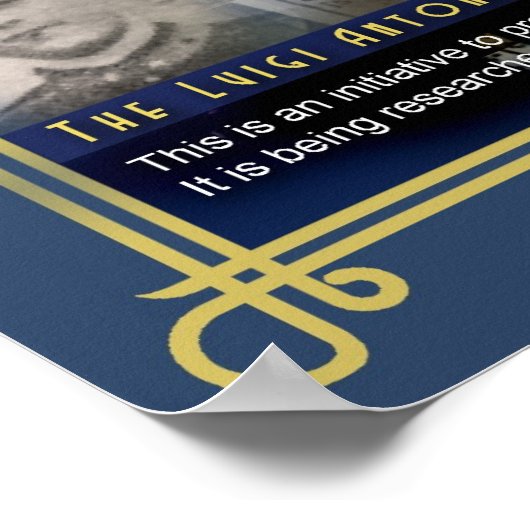 Luigi Antonini Poster (Ecke)