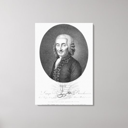 Luigi Boccherini Leinwanddruck (Vorderseite)