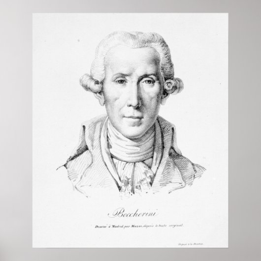 Luigi Boccherini Poster (Vorne)