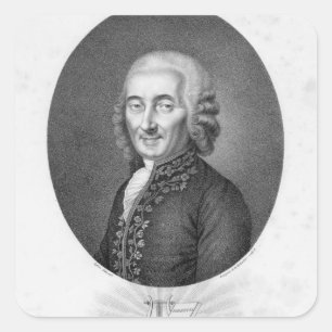 Luigi Boccherini Quadratischer Aufkleber
