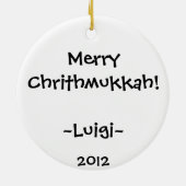 Luigi Booper Keramik-Verzierung Keramikornament (Hinten)