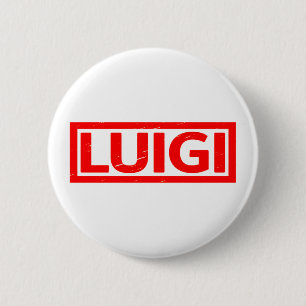 Luigi Briefmarke Button
