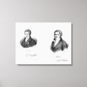 Luigi Cherubini und Nicolas Marie Dalayrac Leinwanddruck
