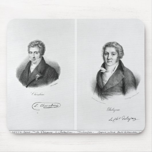Luigi Cherubini und Nicolas Marie Dalayrac Mousepad (Vorne)