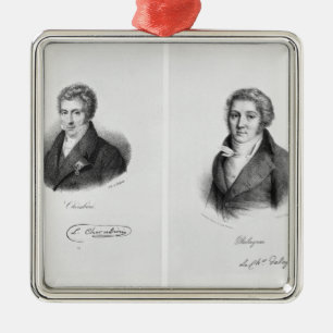 Luigi Cherubini und Nicolas Marie Dalayrac Silbernes Ornament
