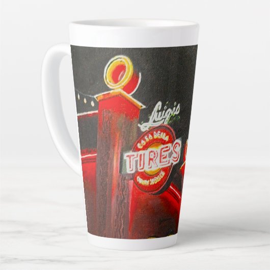 Luigi's Tires Milchtasse (Linke Ecke)