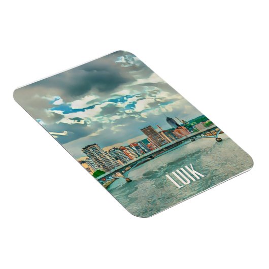 Luik Belgien Magnet (Rechte Seite)