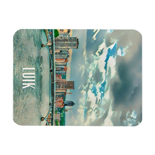 Luik Belgien Magnet (Horizontal)