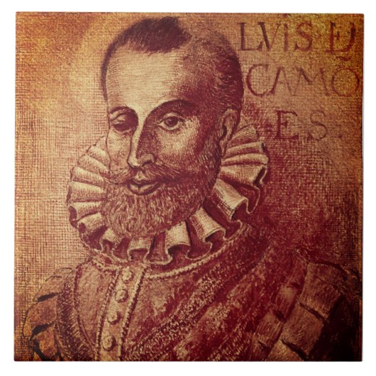 Luís de Camões Fliese (Vorderseite)