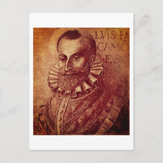 Luís de Camões Postkarte (Vorderseite)