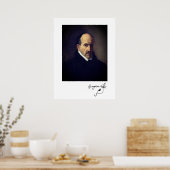 Luis de Góngora (Portrait/Unterschrift) Poster (Küche)