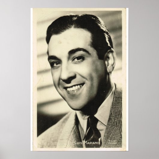 Luis Mariano Poster (Vorne)