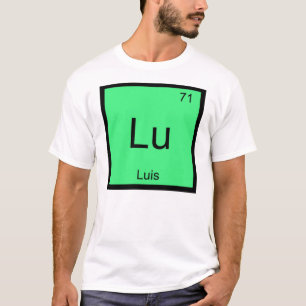 Luis Name Chemie Element Periodensystem T-Shirt