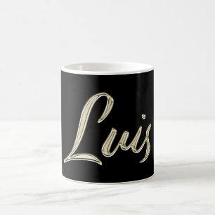Luis Name whitegold Tasse Teetasse Kaffeetasse