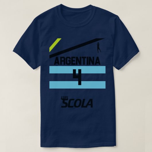LUIS SCOLA Argentinien Basketball Jersey T-Shirt (Design vorne)