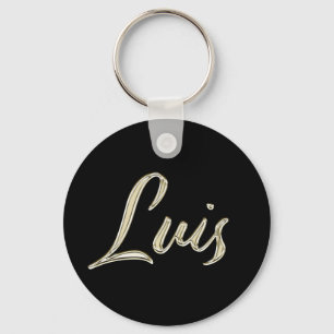 Luis whitegold Button Schlüsselger Schlüsselanhänger