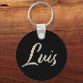 Luis whitegold Button Schlüsselger Schlüsselanhänger (Vorderseite)