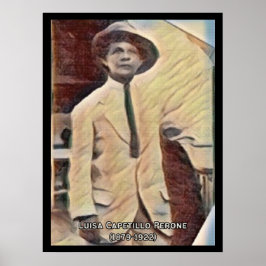 Luisa Capetillo Vintage Poster