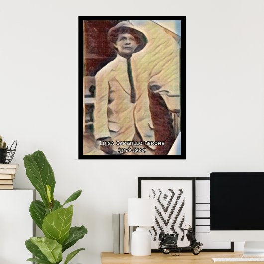 Luisa Capetillo Vintage Poster (Heimbüro)