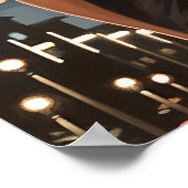 Luisa durch Straßenbeleuchtung Poster (Ecke)