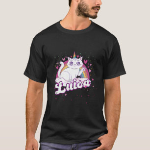 Luisa schöner Name mit schönem Caticorn T-Shirt