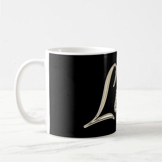 Luisa white gold Handwriting Tasse Kaffeetasse (Links)