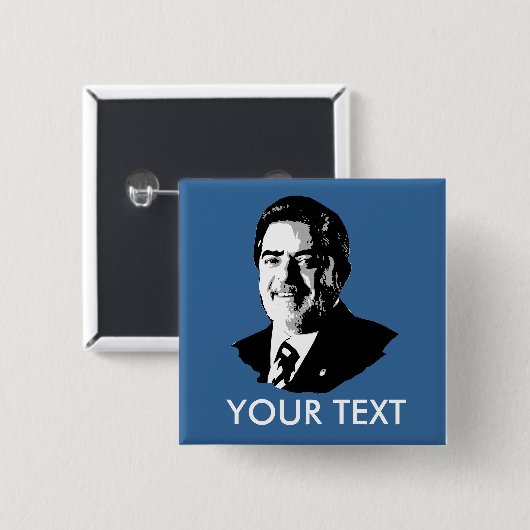 Luiz Inácio Lula da Silva Button (Vorne & Hinten)