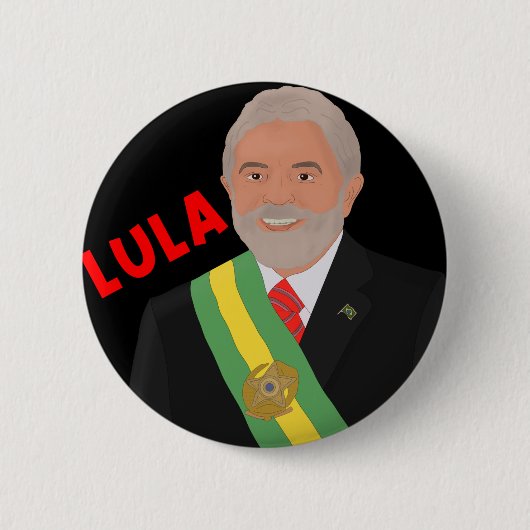 Luiz Inacio Lula da Silva Button (Vorderseite)