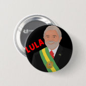 Luiz Inacio Lula da Silva Button (Vorne & Hinten)