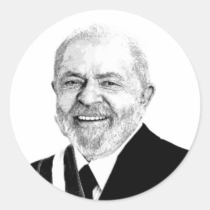 Luiz Inacio Lula da Silva Runder Aufkleber